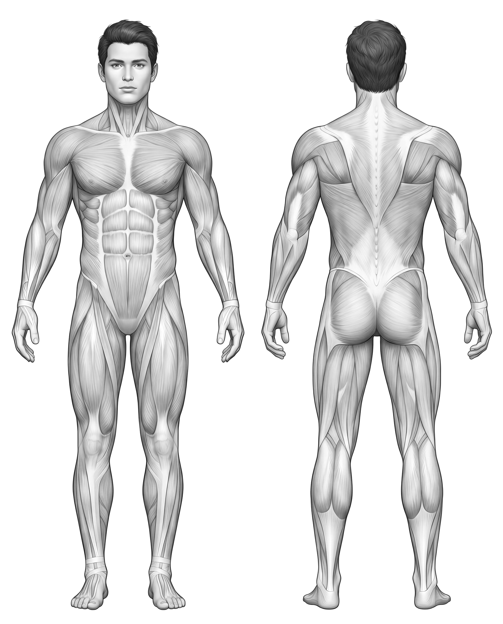 Mapa Muscular Masculino
